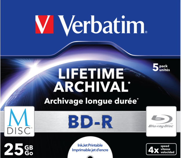 Verbatim M-DISC Blu-ray disk od 25 GB